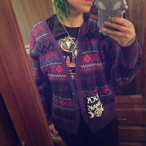 Pastel goth sweater